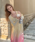 Sunset Gradient Sleeveless Dress